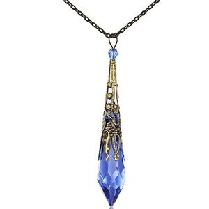 Bronze Victorian Crystal Necklace